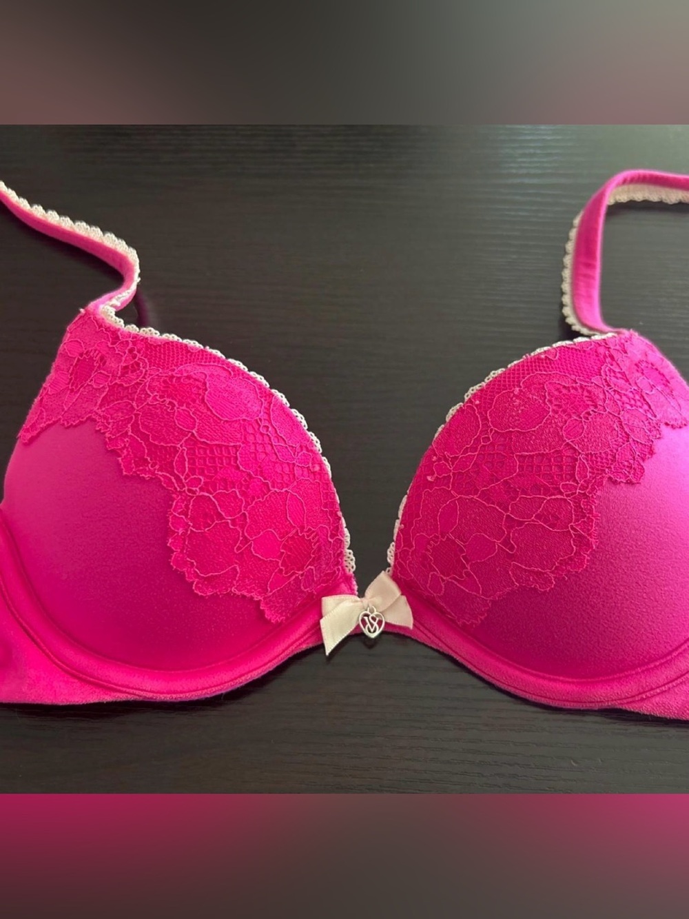 Victoria's Secret Pink Lace Push-Up Bra